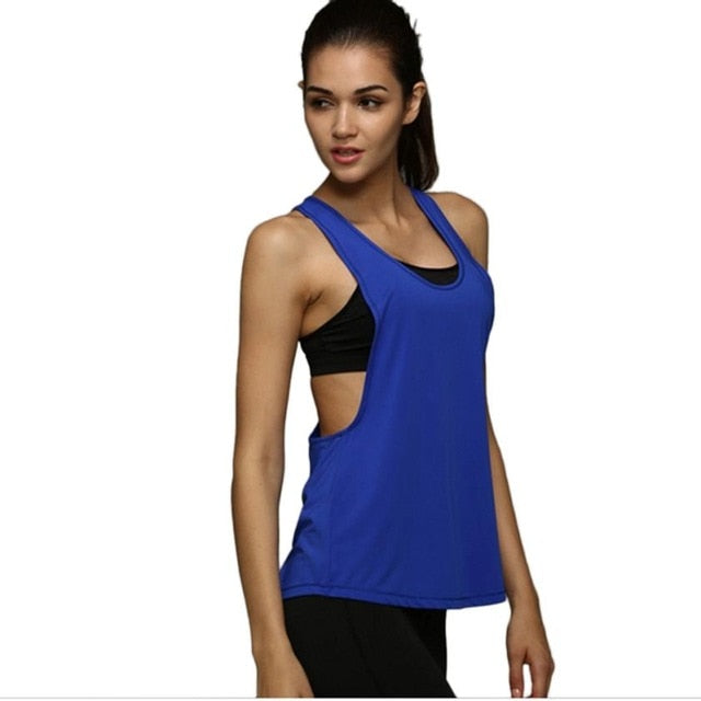 Women Loose Shirts Fitness Sleeveless Tank Tops